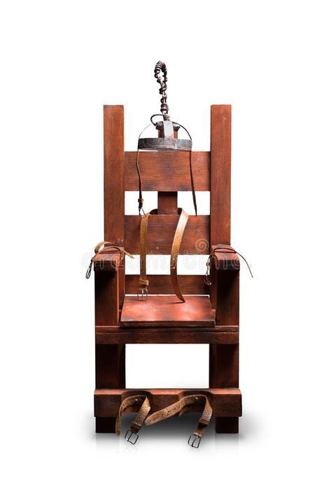 Electric chair in a dark background. Electric chair scale model isolated on whit #Sponsored , #sponsored, #advertisement, #chair, #background, #isolated, #dark Electric Chair Drawing, Chair Background, Dark Architecture, Isometric Room, Chair Drawing, Electric Chair, Blood Drive, Hot Seat, Sally Face