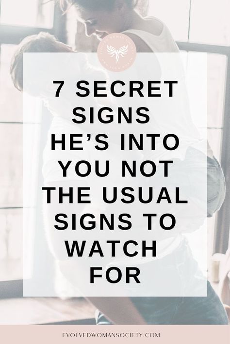 Men can be cryptic about their true feelings. Is he into you? Is he not into you? Oh why does it have to be so confusing? Well let’s clear this up. Here’s some practical tools to know for sure if he’s into you. Most men will not come out and say, “I like you” or … 7 Secret Signs He’s Into You – Not The Usual Signs To Watch For - Evolved Woman Society Signs Hes Into You, Signs He Loves You, Play Hard To Get, A Guy Like You, Best Relationship Advice, Attract Men, I Like Him, Someone Like You, True Feelings