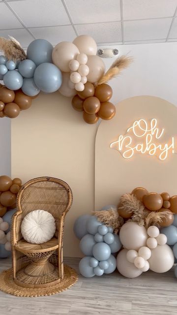 Atlanta Balloon Event Decor by Icet on Instagram: "✨Oh Baby! Love seeing all the beautiful color schemes 🤩 #boho #bohobabyshower #babyshower #babyshowers #babyshowerideas #babyshoweridea #babyshowerdecor #ohbaby" Diy Baby Shower Decorations, Boho Baby Shower, Oh Baby, Baby Shower Diy, Diy Baby, Baby Party, Shower Decorations, Diy Baby Stuff, Baby Shower Decorations