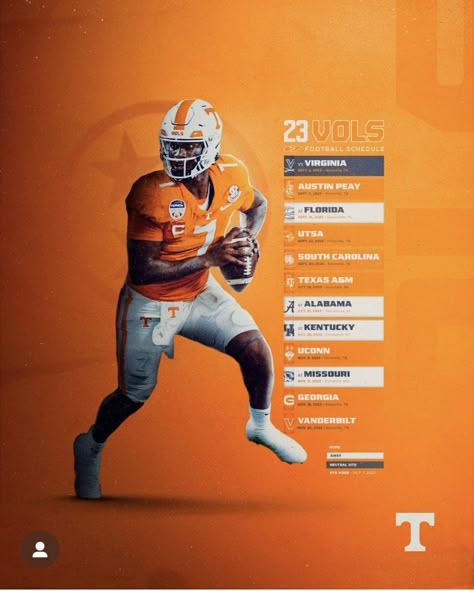 2023 Schedule, Sports Design Ideas, Sports Psychology, Tennessee Football, Sports Design Inspiration, Sport Poster Design, Sports Marketing, Texture Graphic Design, Graphic Design Photoshop