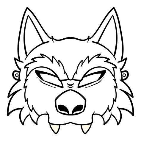 Halloween Mask Template, Mask Template Printable Free, Bunny Mask Template, Wolf Mask Template, Masks Drawing, Printable Coloring Masks, Pokemon Masks, Printable Halloween Masks, Diy Halloween Masks