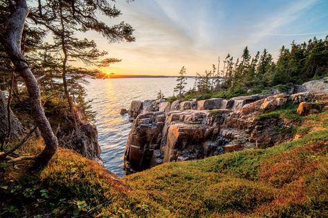 Maine Photo - Schoodic Point - Down East Magazine Downeast Maine, Mermaid Moon, Acadia National Park, The Raven, Nature Design, Places Around The World, Images Photos, Us Travel, Family Travel