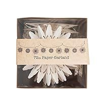 Paper Snowflake Garland, Snowflake Garland, Paper Snowflake, Seasonal Displays, Kraft Boxes, Paper Snowflakes, Paper Garland, Creative Co Op, Cotton String