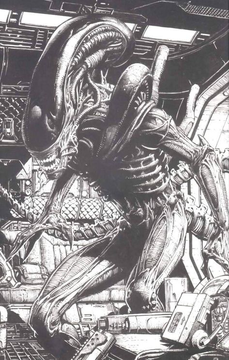 Inhyuk Lee, Giger Alien, David Finch, Alien 1979, Alien Artwork, Alien Tattoo, Arte Alien, Aliens Movie, Alien Concept