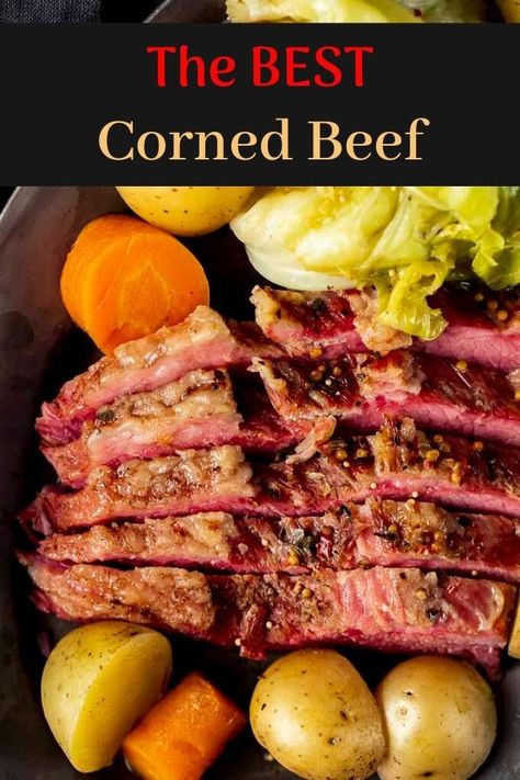 Braised Corned Beef, Cooking Brisket, Instant Pot Corned Beef, Corned Beef Recipe, Cooking Corned Beef, Brisket Recipe, Braised Cabbage, Corned Beef And Cabbage, Corned Beef Brisket