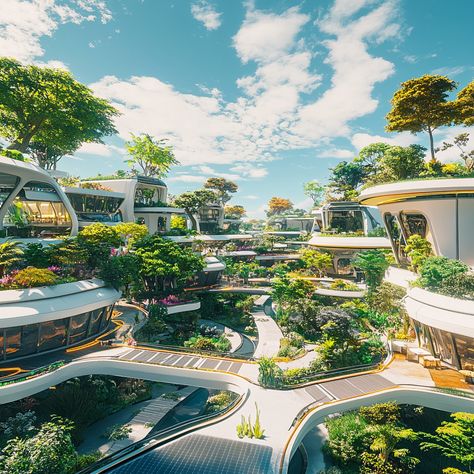 **Explore a Futuristic Eco-Friendly City with Modular Architecture and Vibrant Community Life**  
Step into a utopian urban paradise! This futuristic city features sleek modular buildings, solar-powered pathways, and lush rooftop gardens. Experience harmonious community life in this eco-friendly haven. 🌆✨  
#EcoCity #FuturisticLife #CommunityVibes #midjourney Futuristic Farm, Utopian Architecture, Earthship Home Plans, Utopian City, Futuristic Garden, Modern Futurism, Ringed Planet, Modular Architecture, Community Life