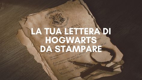 La tua lettera di Hogwarts da scaricare e personalizzare gratuitamente! Harry Potter Hogwarts, Hogwarts, Harry Potter, Scrapbooking, Book Cover