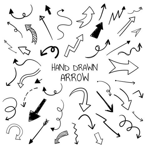 Hand drawn arrow illustration collection | Free Vector #Freepik #freevector #background #arrow #icon #hand Doodle Arrows, Arrow Doodle, Arrow Illustration, Editing Resources, Hand Drawn Arrows, Arrow Svg, Line Doodles, Doodle Background, Internet Logo