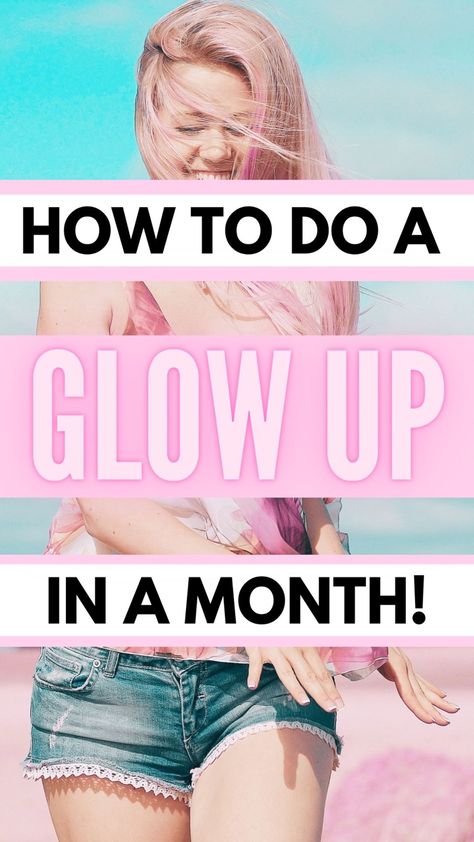 30 Day Glow Up Challenge, How To Be Prettier, Glow Up Challenge, Be Prettier, Wrinkle Remedies, Beauty Makeover, Day Glow, Beauty Tips For Face, Smart Goals