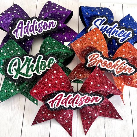 Custom cheer bows