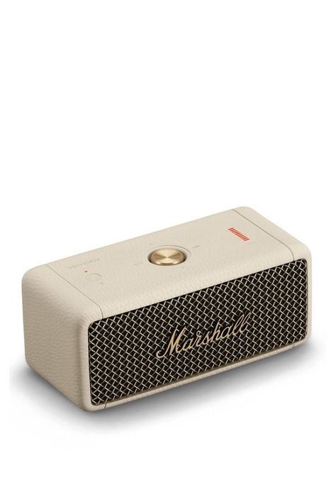 Take your tunes anywhere with the Marshall Emberton II Portable Bluetooth Speaker in Cream! 🎶🎸 This stylish and compact speaker delivers powerful sound and long-lasting battery life, perfect for any adventure. With its retro design and modern tech, it’s a chic addition to your music gear. Enjoy crystal-clear audio whether you're at home or on the go! 🎵🔊 #BluetoothSpeaker #PortableSound #MusicLovers #MarshallEmberton #RetroDesign #Tech #TravelCompanion #SoundQuality Marshal Speakers, Marshall Emberton, Marshall Acton, Small Speakers, The Marshall, Modern Tech, Good Products, Marshall Speaker, Bluetooth Speakers Portable