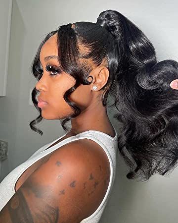 360 Lace Frontal Wig Body Wave Human Hair Wigs For Women Pre Plucked Bleached Knots with Baby Hair Loose Wave Curly Natural Black Color Remy Hair Brazilian Transparent Lace Wigs Frontal Wig Body Wave, 360 Lace Frontal Wig, U Part Wigs, Hair Wigs For Women, Women's Wigs, Professional Hairstylist, Hair Solutions, Hair Life, Frontal Wig