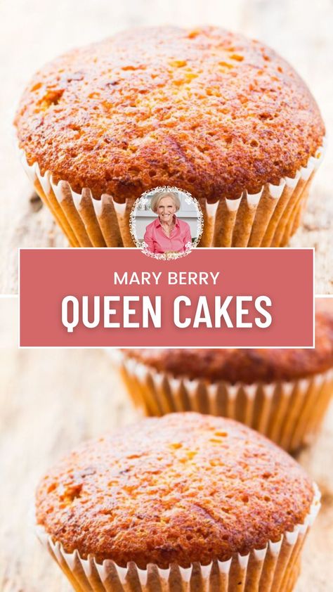 Mary Berry Queen Cakes Mary Made Easy Recipes, Queen Cakes Recipe, Mary Berry Cake Recipes, Marry Berry Recipes, Mary Berry Recipes Baking, Mary Berry Baking, Mary Berry Recipes, Mary Berry Cakes, Berry Cakes