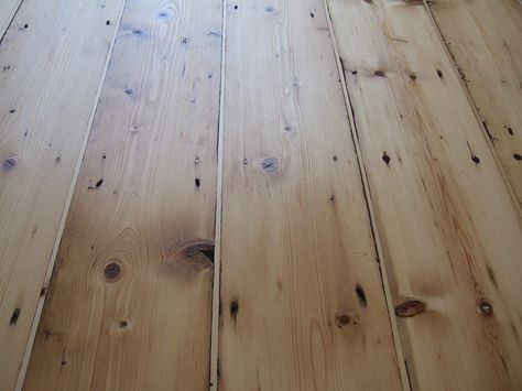 Gap filled Victorian floorboards Restored Pine Floorboards, Victorian Pine Floorboards, Sanded Floorboards, Victorian Floorboards, Old Pine Floors, Original Floorboards, Pine Floorboards, Renovation Parquet, Wood Floor Restoration