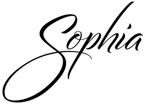 Sophia Tattoo Name, Sophia Tattoo, Farsi Tattoo, Sophia Name, Dove Tattoo Design, Free Monogram Fonts, Hard Tattoos, Bear Tattoo Designs, Heaven Tattoos