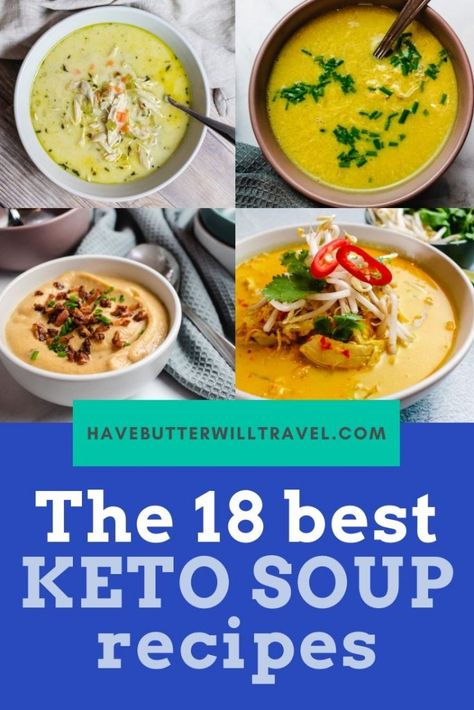 Low Carb Chicken Soup, Soup Winter, Keto Soup Recipes, Keto Chicken Soup, Keto Board, Keto Soups, Low Carb Soup Recipes, Slow Cooked Chicken, Easy One Pot Meals