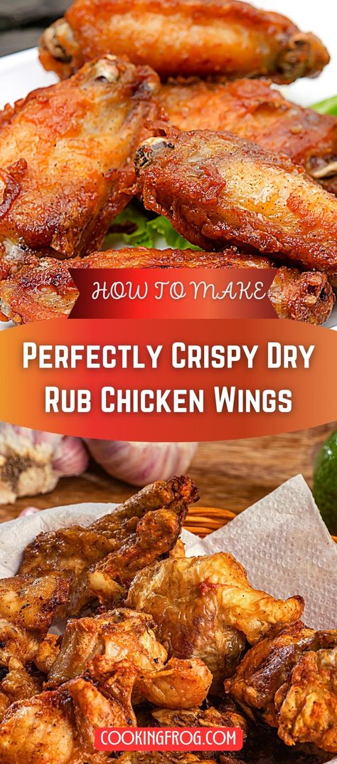 Slow Roasted Chicken Wings, Double Dipped Wings, Dry Rub For Chicken Wings Oven Baked, Sticky Baked Chicken Wings, Preparing Chicken Wings, Chicken Wings Dry Rub Recipes, Crispy Baked Bbq Chicken Wings, Dry Chicken Wings, Dry Rub Baked Chicken Wings