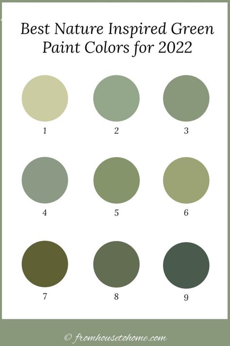 These 2022 paint color trends are awesome! Find out the color of the year for all of the major paint companies, like Pantone, Benjamin Moore, Farrow and Ball, Sherwin Williams, Behr, PPG and Valspar with pictures of interiors to go with them. Get some home painting ideas for your room decor. Trending Green Paint Colors, 2021 Paint Color Trends, Kingston House, Paint Color Trends, Green Grey Paint, Most Popular Paint Colors, House Lounge, House To Home, Paint Trends