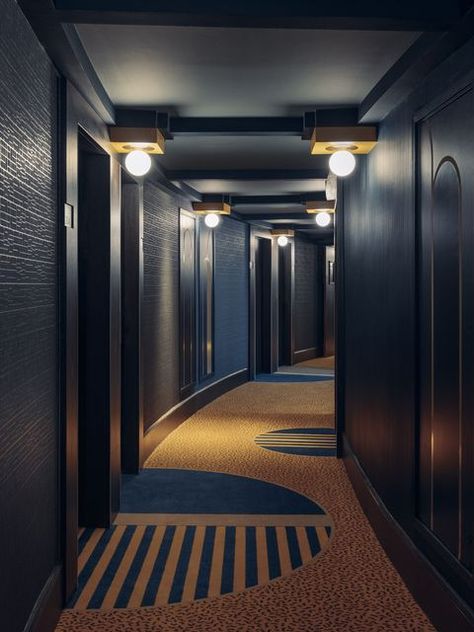 Hotel Corridor Design, Hotel Corridor, Hotel Hallway, Corridor Design, Hotel Inspiration, Corridor Lighting, Hotel Room Design, Hotel Interior Design, Lobby Design