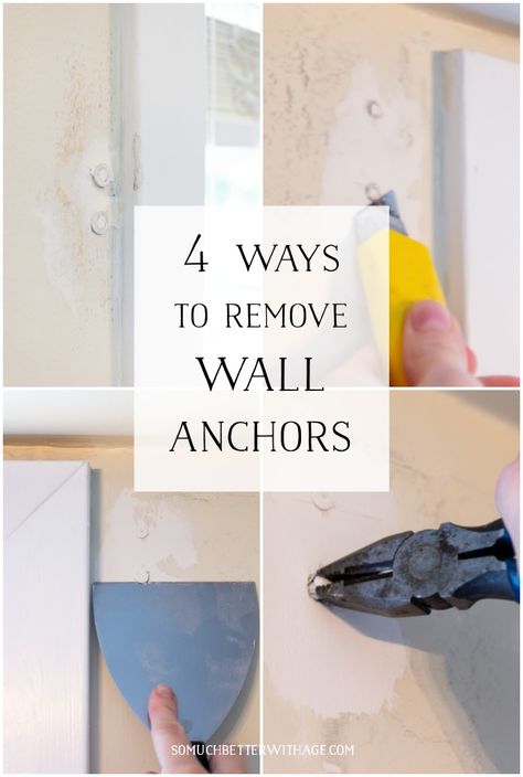 How To Remove Wall Anchors, Repair Drywall Hole, Flip Homes, Paint 2024, Removing Wall, Painting Walls Tips, Removing A Wall, Remove Wall, Drywall Anchor