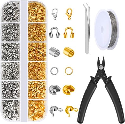 Bead Styles, Wire Product, Crimp Bead Covers, Beads Kit, Tiger Tail, Crimping Pliers, Jewelry Making Kits, Jewelry Pliers, Electrical Work