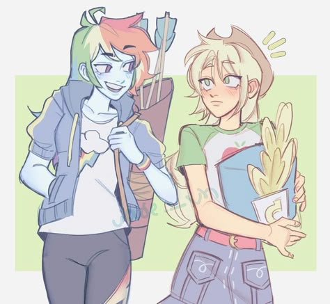 Rainbow Dash And Applejack Fanart, Rainbowjack Fanart, Appledash Fanart Human, Apple Dash Fanart, Mlp Applejack Fanart, Mlp Ships Fanart, Apple Jack Fanart, Appledash Fanart, Applejack Fanart