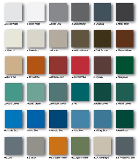 Metal Siding And Roof Colors, Navy Metal Roof, Dark Green Metal Roof, Metal Roof Colors Ideas, Bronze Metal Roof Houses, Mobile Home Metal Roof Colors, Green House With Metal Roof, Tin Roof Colors Metals, White Metal Roof Exterior Colors