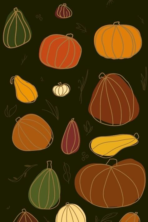 Black Pumpkin Wallpaper, Boho Pumpkin Wallpaper, Abstract Halloween Wallpaper, Ios16 Wallpaper, Phone Wallpaper Art, Pumpkin Pattern Wallpaper, Abstract Pumpkin, Halloween Procreate, Wallpaper Ios 16