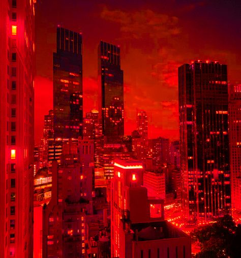 Red Town Aesthetic, Red City Background, Red Aesthetic City, Red Led Lights Aesthetic, Red City Aesthetic, Red Cybercore, Aesthetic Wallpaper City, Plain Images, Pink Moon Wallpaper