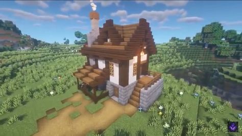 Technoblade Minecraft Builds, Dsmp Builds, Technoblade House, Minecraft Pasta, Slab House, Starter House, Minecraft Aesthetic, Japanese Village, Minecraft House Plans