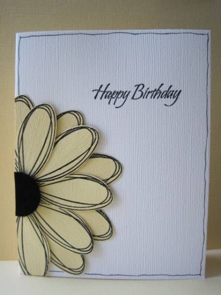 Birthday card for my sister! by lisaadd - Cards and Paper Crafts at Splitcoaststampers Happy Birthday Cards Diy, Creative Birthday Cards, Birthday Card Drawing, Sister Birthday Card, Homemade Birthday Cards, Birthday Cards For Mom, Seni Dan Kraf, Bday Cards, Pola Sulam