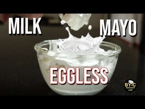 Eggless Mayonnaise – Milk Mayonnaise - How to make Mayonnaise at home | Eggless Mayonnaise Recipe - YouTube Milk Mayonnaise Recipe, Eggless Mayonnaise Recipe, Eggless Mayonnaise, Make Mayonnaise, How To Make Mayonnaise, Mayonnaise Recipe, Almond Milk, Mayonnaise, Weight Watchers