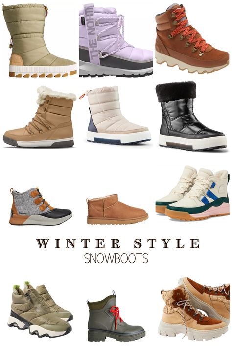 Stylish and comfortable snow boots for women. 12 style of snow boots that fit any style. Sporty snow boots, comfortable snow boots, stylish snow boots, waterproof snow boots. Ski Boots Outfit, Best Snow Boots Woman, Snow Boots Women Outfits, Best Fall Shoes, Fall Shoes For Women, Ugg Short Boots, Cute Snow Boots, Stylish Snow Boots, Winter Snow Boots Women