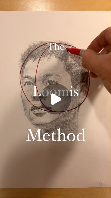 Ben Kent on Instagram: "The Loomis Method.  Who uses the Loomis Method and how has it helped you?  . . . . . . . . . . . . . . . . . #portraitstudy #headdrawing #sketchbookpage #portraitart #pencilartist #igart #sketchbook #drawdaily #sketch #facedrawing #loomismethod" Face Drawing Reference Realistic, Pencil Sketches Portrait, How To Draw A 3/4 Face, Loomis Method Head Angles, How To Draw Human Face, Lumis Method Of Drawing, Lumis Method, Loomis Method Head Step By Step, Andrew Loomis Method