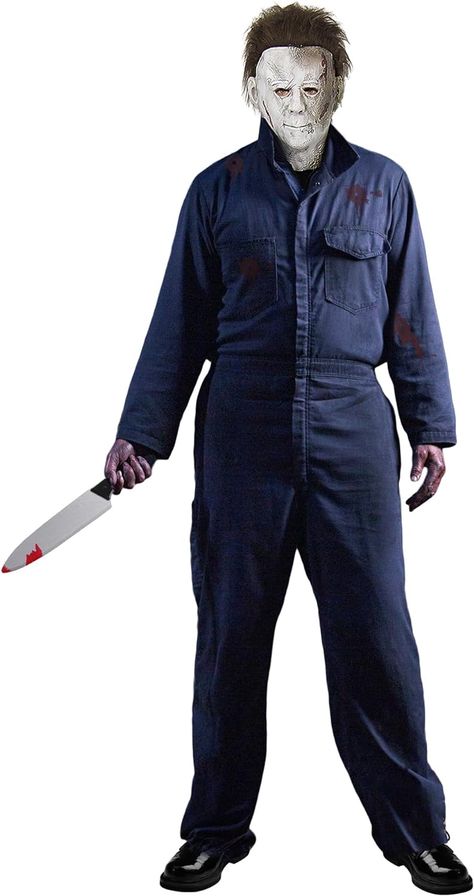 Jumpsuit Celebrity, Fancy Halloween Party, New Halloween Movie, Michael Myers Costume, Killer Costume, Halloween Ends 2022, Most Popular Halloween Costumes, Michael Myers Mask, Best Halloween Party