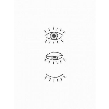 Design On The Wall, Stick Poke Tattoo, Hippie Tattoo, Model Tattoo, Minimalist Drawing, Poke Tattoo, Line Art Tattoos, Eye Tattoo, Dope Tattoos