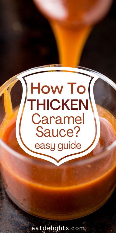 Caramel is a type of sugar that has been cooked to the point where the molecules break down and form smaller, more complex sugars with a brown color. This article will discuss the process of thickening caramel sauce to be used in many different food recipes. Caramel Sauce Thick, How To Thicken Caramel Sauce, Thick Caramel Sauce Recipe, Brown Sugar Caramel Sauce, Thick Caramel Sauce, Baked Caramel, Caramel Icing, Caramel Dip, Caramel Recipes Sauce