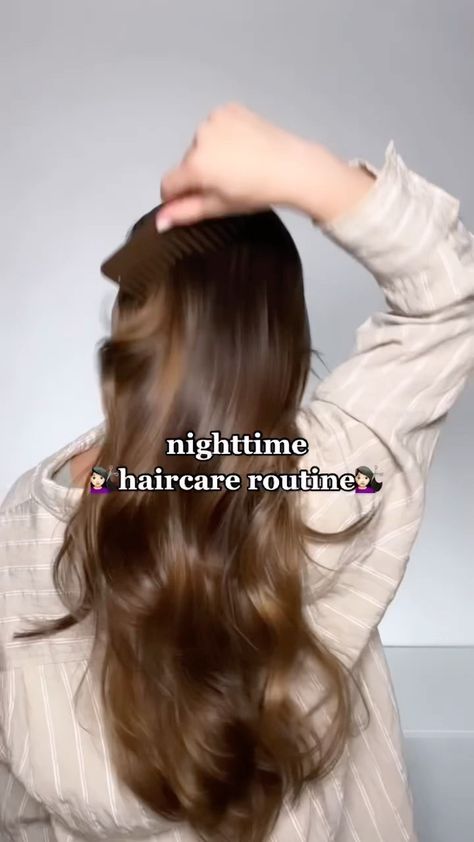 about.her.hair on Instagram: Check out this incredible nighttime hair care routine from @audreyvictoriax 😍😍 Check out our new Amazon Influencer Store to order the… Late Hairstyles, Running Late Hairstyles, Lazy Girl Hairstyles, Night Hair, Choppy Bob Haircuts, Night Hairstyles, Amazon Influencer, Festival Glitter, Choppy Bob Hairstyles