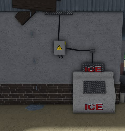 Motel Ideas Bloxburg, Ice Decal Bloxburg, Bloxburg Gas Station Ideas, Bloxburg Sushi Decals, Bloxburg Abandoned City, Bloxburg Vending Machine Decals, Mall Layout Bloxburg, Gas Station Decals Bloxburg, Bloxburg Apocalypse