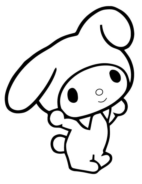 Kawaii Coloring Pages - Best Coloring Pages For Kids My Melody Coloring Pages, My Melody Coloring, Melody Coloring Pages, Hello Kitty Colouring Pages, Food Kawaii, Drawing Hands, Kitty Coloring, Hello Kitty Coloring, Kitty Drawing