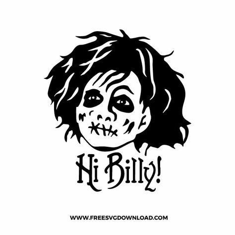 Billy Hocus Pocus, Billy Butcherson, Hocus Pocus Svg, The Sanderson Sisters, Cricut Craft, Sanderson Sisters, Almost Ready, Free Svg Files, Cricut Craft Room