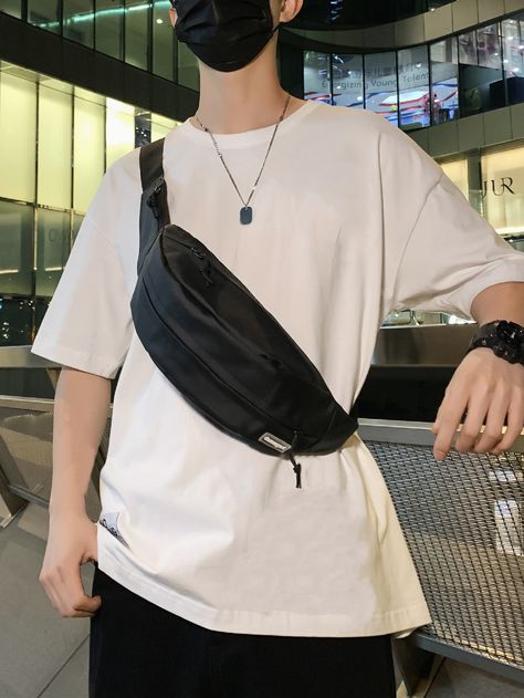 Belt Bag Outfit Men, Waist Bag Outfit Men, Cross Body Bag Outfit Men, Waist Bag Outfit, Sling Bag Outfit, Cross Body Bag Outfit, Fanny Pack Outfit, Cargo Pants Outfit Men, Belt Bag Outfit