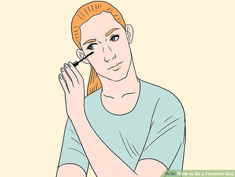 How to Be a Feminine Guy: 10 Steps (with Pictures) - wikiHow Feminine Looking Guys, Men With Feminine Features, Fem Guys, Feminine Guys Aesthetic, Feminine Men Aesthetic, Effeminate Men, Funny Gay Memes, Feminine Man, Feminine Men Fashion