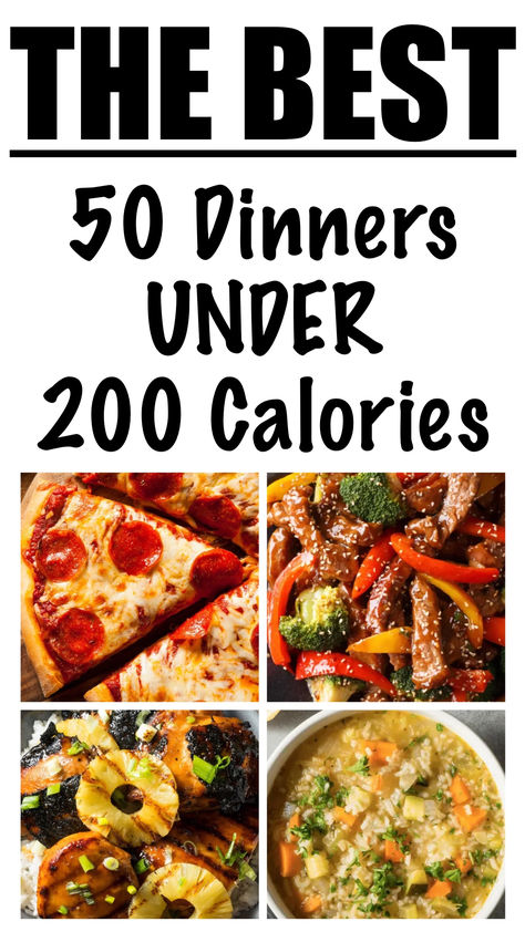 Dinners so low in calories, you can have seconds!  #lowcaloriedinners Low Cal Meals Under 300 Calories, Low Cal Meals, Meals Under 300 Calories, Meals Under 200 Calories, Dinner Under 300 Calories, 500 Calories Recipes, 1500 Calorie Meal Plan, 200 Calorie, 200 Calorie Meals