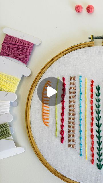 Knots and Threads on Instagram: "Lace stitch tutorial 🤎
.
.
.
.
#trending#trendingreels#embroidery#embroideryart#embroidered#embroiderytechnique#reels#reelsinstagram#reelitfeelit" Embroidery Basic Stitches, Basic Embroidery, Embroidery Lessons, Stitch Tutorial, Basic Embroidery Stitches, Punch Needle Embroidery, Sewing Tips, Punch Needle, Sewing Hacks