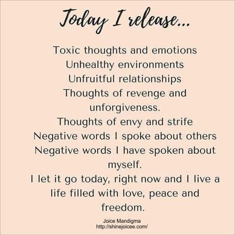 What Will You Release Today? Toxic Thoughts, I Release, Negative Words, It Is Written, Daily Positive Affirmations, Self Love Affirmations, Positive Self Affirmations, Love Affirmations, Manifestation Affirmations