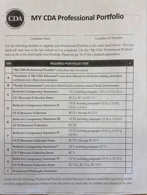 Cda Portfolio Examples For Preschool, Cda Portfolio, Early Childhood Education Resources, Teacher Portfolio, Teaching Portfolio, Portfolio Samples, Professional Portfolio, Portfolio Covers, Portfolio Examples
