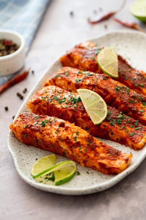 Sheet Pan Chili Lime Salmon Salmon With Lime Recipes, Chilli Lime Salmon, Chile Lime Salmon, Spicy Salmon Recipes, Lime Salmon Recipes, Chili Lime Salmon, Lime Salmon, Lime Recipes, Easy Salmon Recipes