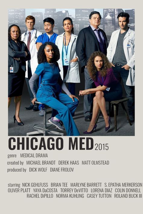 Good Doctor Series, Aesthetic Chicago, Chicago Crossover, Colin Donnell, Medical Series, Chicago Aesthetic, Movies To Watch Teenagers, Chicago Poster, Girly Movies