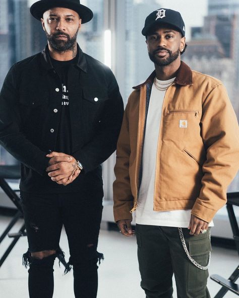 Big Sean Outfits, Big Sean Fashion, Carhartt Outfits, Carhartt Jacket Outfit, Joe Budden, 90s Fashion Men, Dope Fits, Street Fashion Men Streetwear, Carhartt Jacket